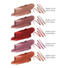 Golden Rose Matte Lip Kit - Rose Taupe Lip Kit - XOXO cosmetics