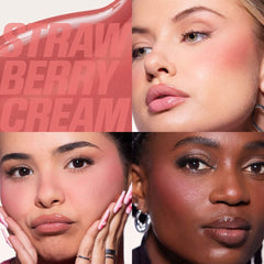 Huda Beauty Baby Blush Duo - Rose & Berry - 2 x Blush Filter Liquid Blush Blush Set - XOXO cosmetics