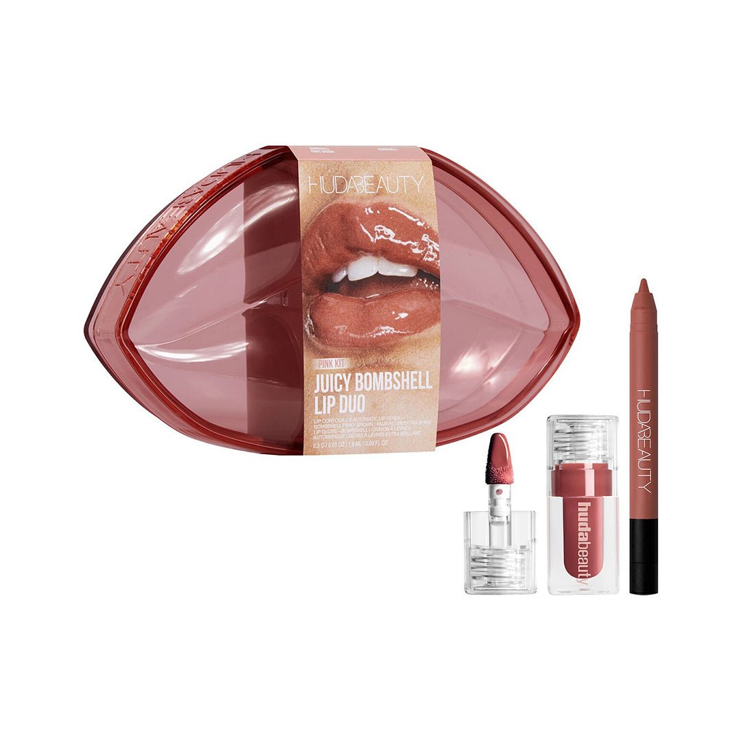 Huda Beauty Juicy Bombshell Lip Duo Lip Set - XOXO cosmetics