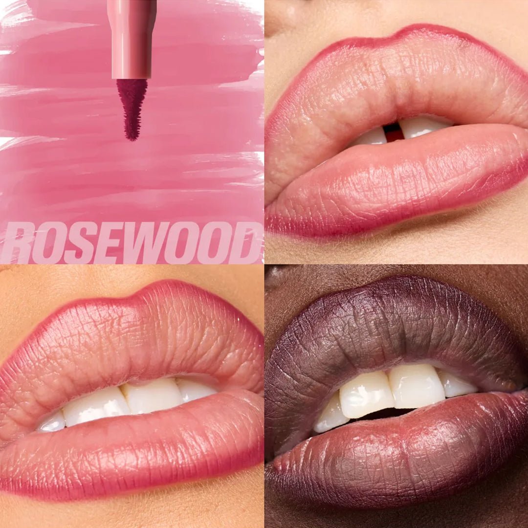 Huda Beauty Makeout Sesh Lip Kit - Rosy Nude Lip Kit - XOXO cosmetics