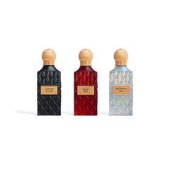 IBRAQ Diamond Collection 1 Balas Rose - Blue Aqua - Sappire Leather Perfume Set - XOXO cosmetics
