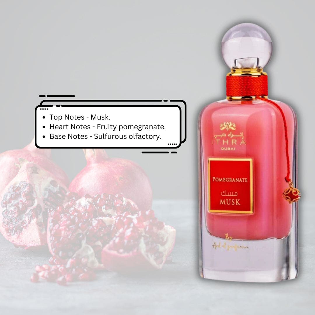 ITHRA Dubai Pomegranate Musk By Ard Al Zaafaran Perfume - XOXO cosmetics
