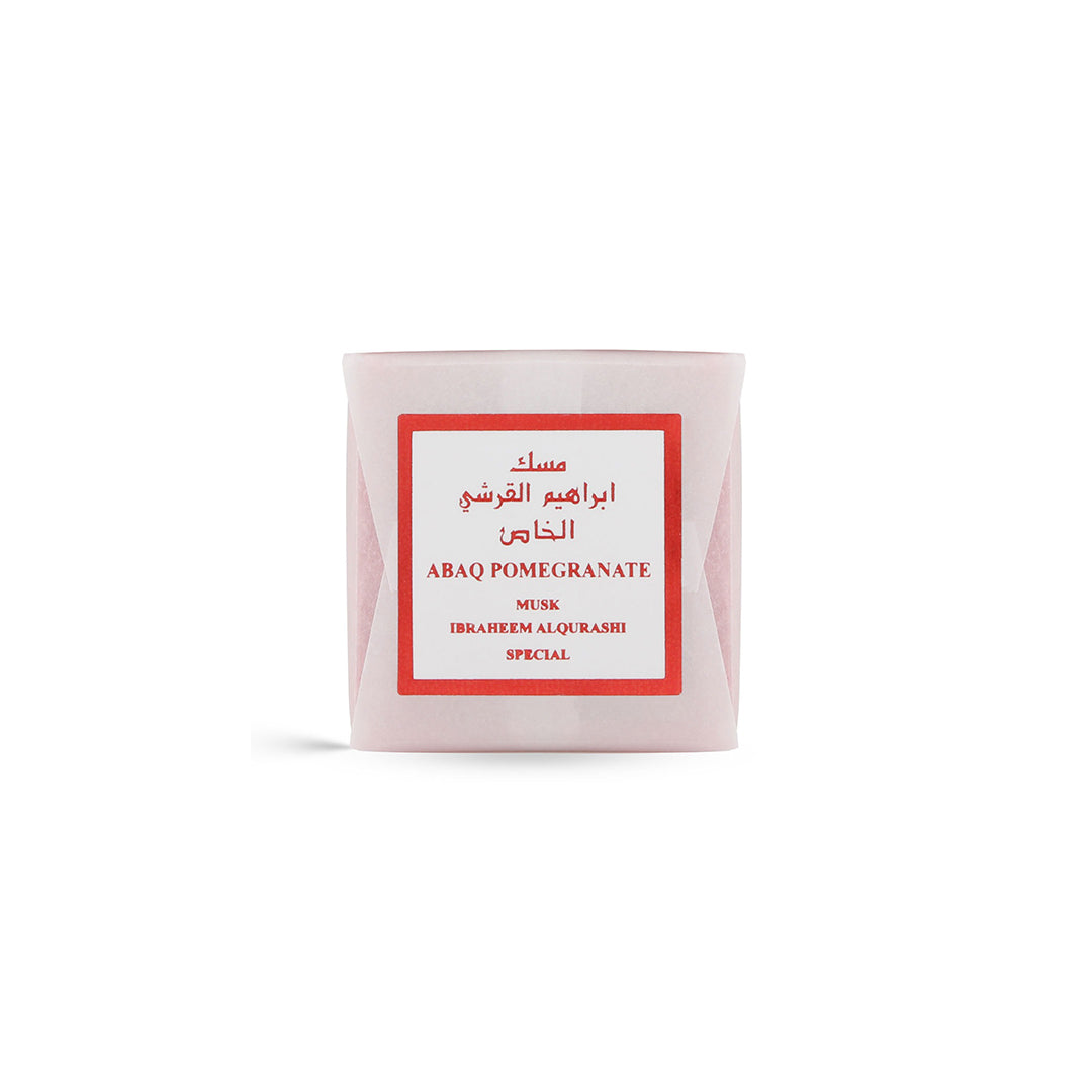 Ibrahim Al-Qurashi Abaq Pomegranate Single Musk Cube - Per Piece Musk Cubes - XOXO cosmetics