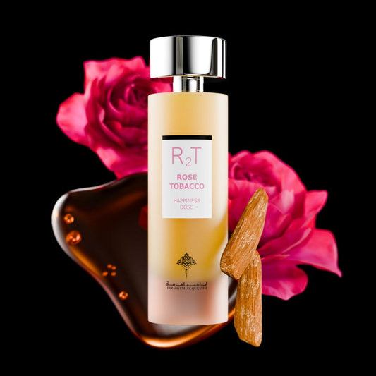 Ibrahim Al-Qurashi Happiness Dose - Rose Tobacco Perfume - XOXO cosmetics
