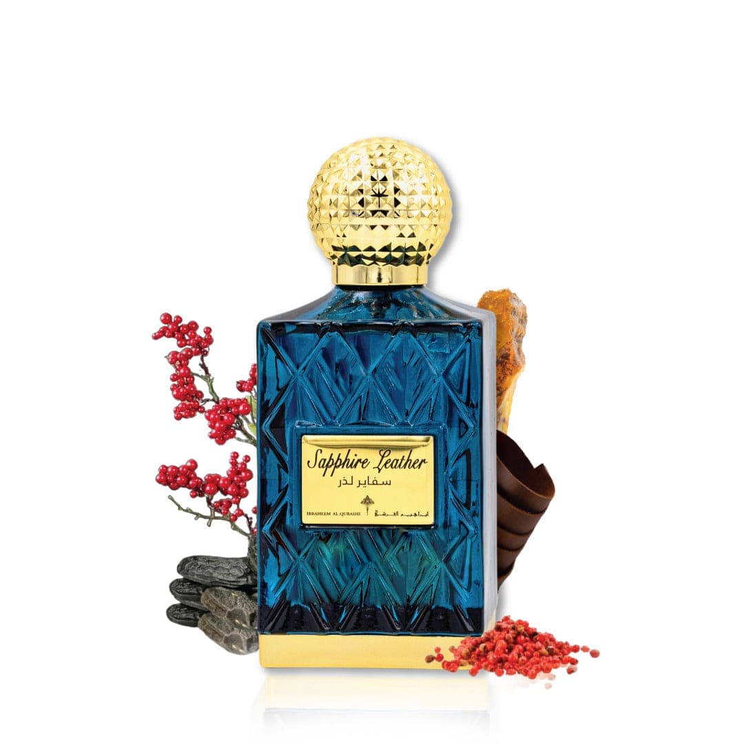 Ibrahim Al-Qurashi Sapphire Leather Eau De Parfum Perfume - XOXO cosmetics