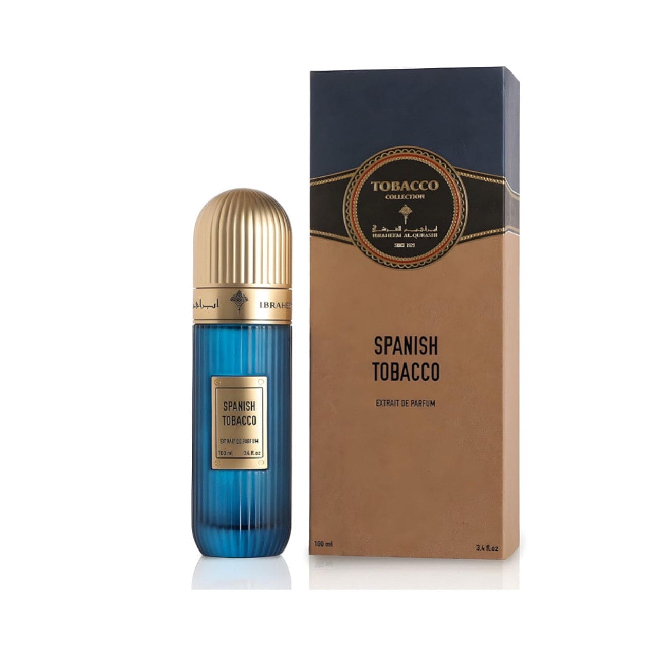 Ibrahim Al-Qurashi Spanish Tobacco Eau De Parfum - 100ml Perfume - XOXO cosmetics