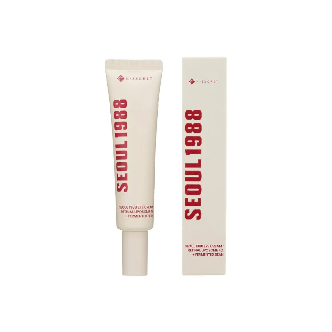 K-Secret Seoul 1988 Eye Cream : Retinal Liposome 4% + Fermented Bean - 30ml Eye Care - XOXO cosmetics