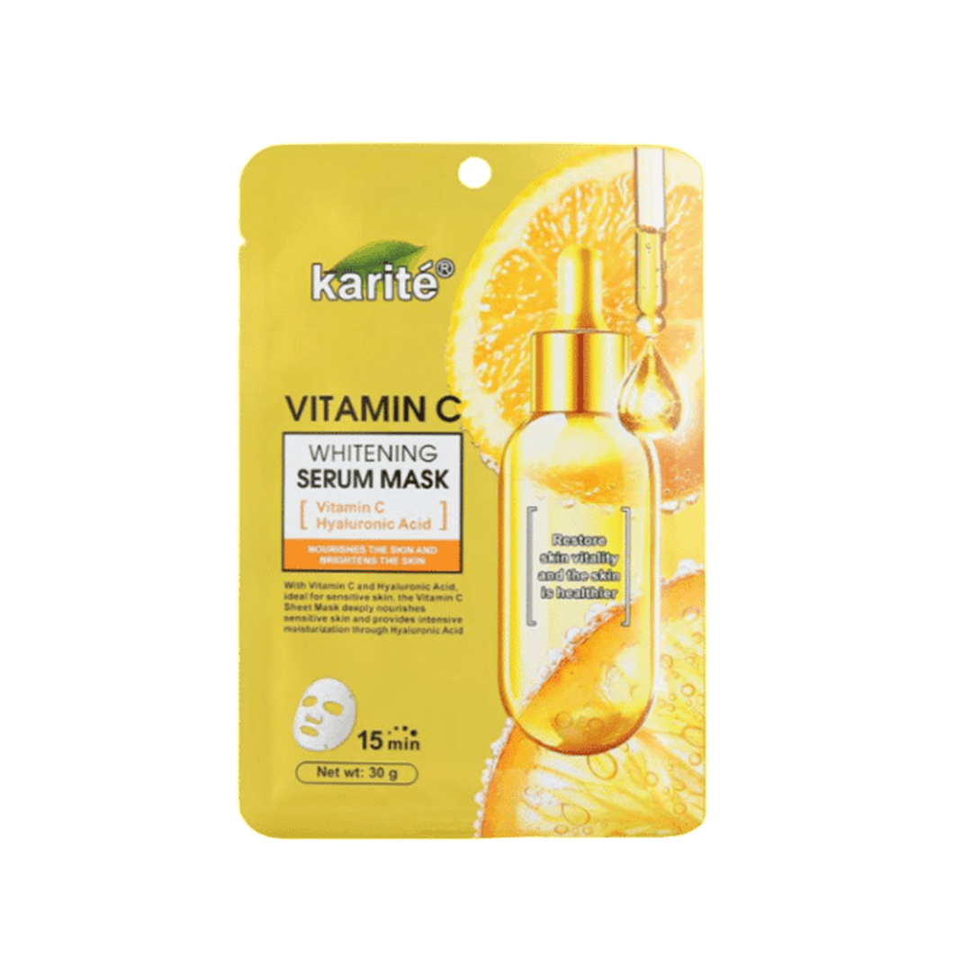 Karité Vitamin C Whitening Serum Mask Face Mask - XOXO cosmetics