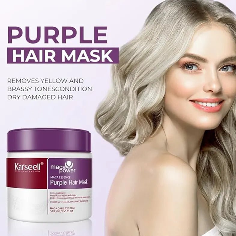 Karseell Purple Hair Mask - 500ml Hair Mask - XOXO cosmetics