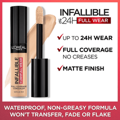 L'Oreal Paris Infallible Full Wear Coverage Concealer Concealer - XOXO cosmetics