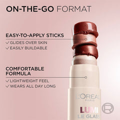 L'Oreal Paris Lumi Le Glass Highlighter Stick Highlighter - XOXO cosmetics