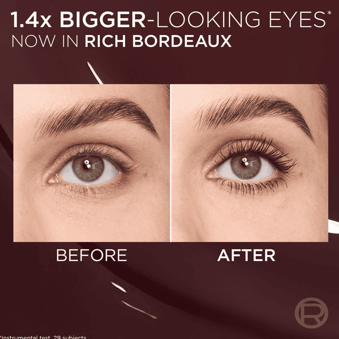 L'Oreal Paris Panorama Chromatic Bordeaux Cashmere Mascara Mascara - XOXO cosmetics