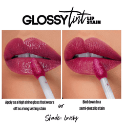 LA GIRL Glossy Tint Lip Stain - GLC 701 Lovely Lip Tint - XOXO cosmetics