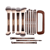 MAANGE 13Pcs Makeup Brush Set + Cosmetics Bag Makeup Tools - XOXO cosmetics