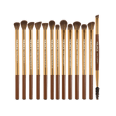 MAANGE 13pcs Aluminum Tube Durable Multi-Functional Travel Makeup Brush Set Makeup Tools - XOXO cosmetics