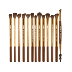MAANGE 13pcs Aluminum Tube Durable Multi-Functional Travel Makeup Brush Set Makeup Tools - XOXO cosmetics