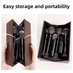 MAANGE 20Pcs Professional Makeup Brushes + 1pc Powder Puff Balck Makeup Tools - XOXO cosmetics
