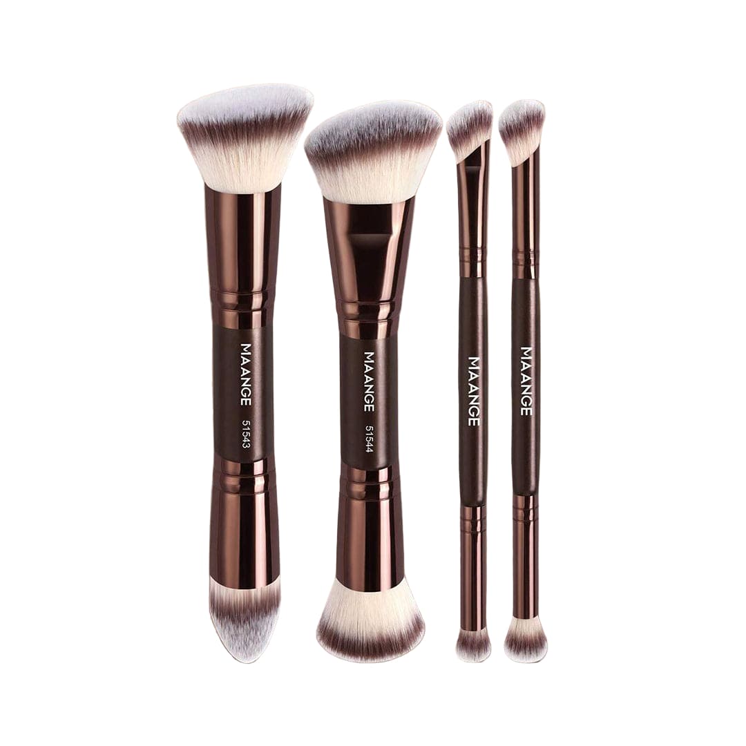 MAANGE 4Pcs Brush Set Makeup Tools - XOXO cosmetics