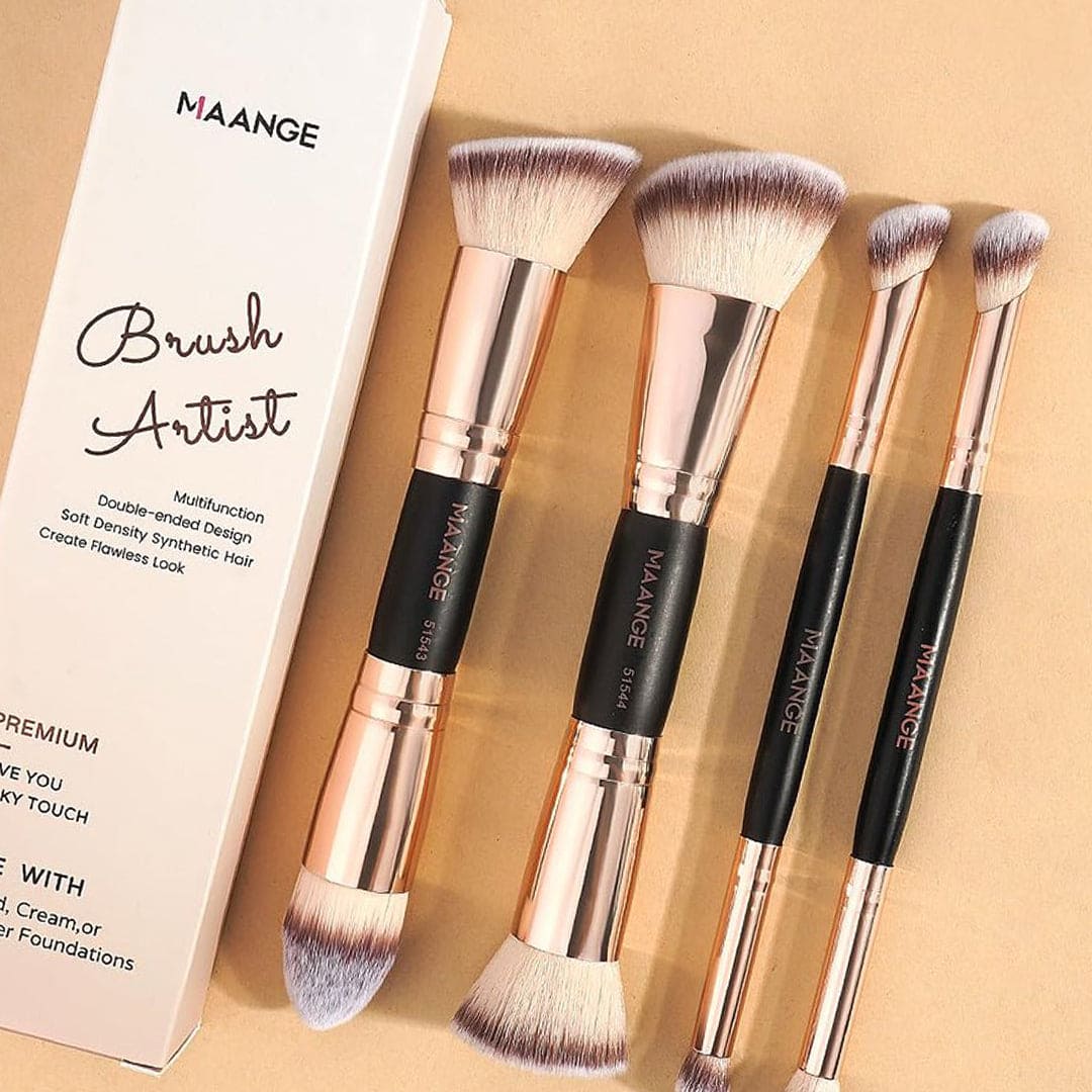 MAANGE 4Pcs Makeup Brush Set - Random Color Makeup Tools - XOXO cosmetics