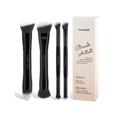 MAANGE 4Pcs Makeup Brush Set - Random Color Makeup Tools - XOXO cosmetics