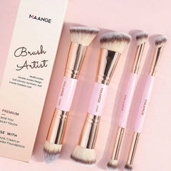 MAANGE 4Pcs Makeup Brush Set - Random Color Makeup Tools - XOXO cosmetics