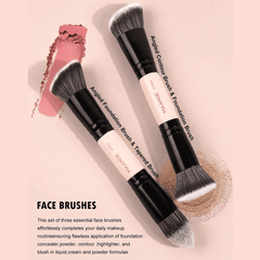 MAANGE 4Pcs Makeup Brush Set - Style8 Makeup Tools - XOXO cosmetics