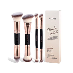 MAANGE 4Pcs Makeup Brush Set Makeup Tools - XOXO cosmetics