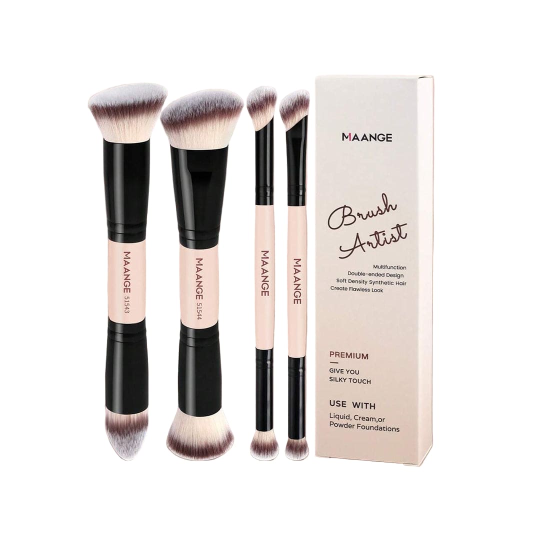 MAANGE 4Pcs Makeup Brush Set Makeup Tools - XOXO cosmetics