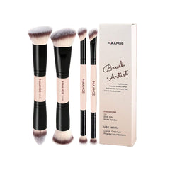 MAANGE 4Pcs Makeup Brush Set Makeup Tools - XOXO cosmetics
