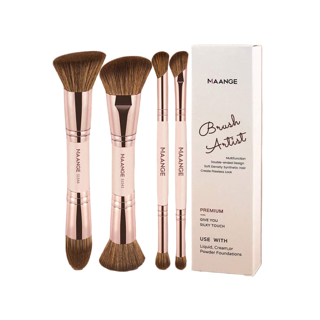 MAANGE 4Pcs Makeup Brush Set Makeup Tools - XOXO cosmetics