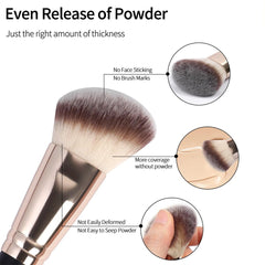 MAANGE 4Pcs Makeup Brush Set Makeup Tools - XOXO cosmetics