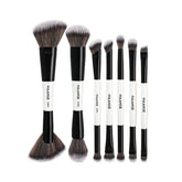 MAANGE 7Pcs Double Headed Soft Natural Synthetic Hair Cosmetic Brush Set Makeup Tools - XOXO cosmetics