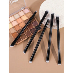 MAANGE 7pcs Professional Aluminum Dual-Ended Makeup Brush Set Makeup Tools - XOXO cosmetics