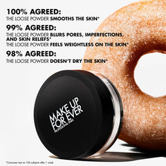 Makeup Forever HD Skin Perfecting Mini Loose Powder - 0.1 Translucent - 3.9gm Powder - XOXO cosmetics