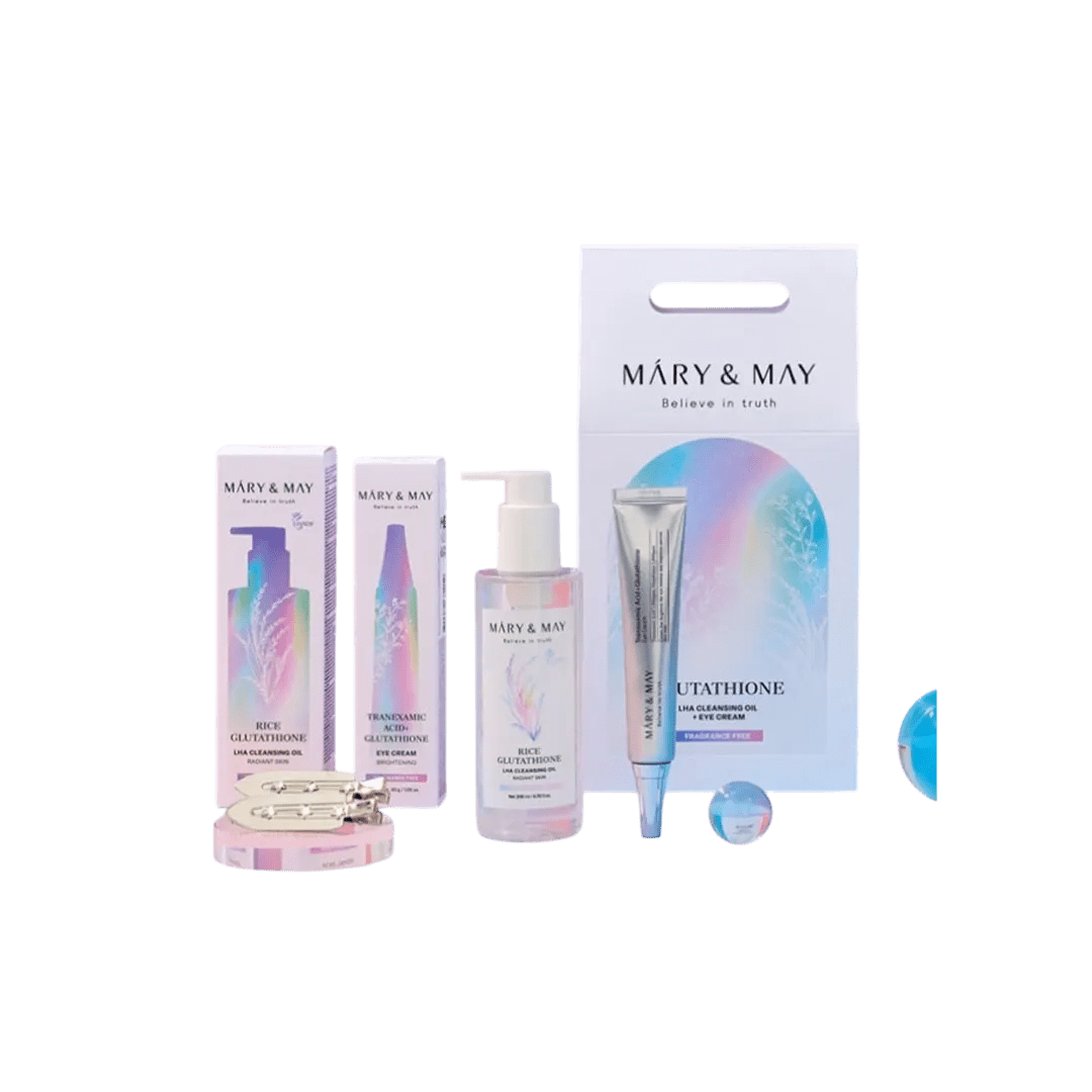 Mary & May Believe In Truth Glutathione LHA Cleansing Oil + Eye Cream Eye Care - XOXO cosmetics