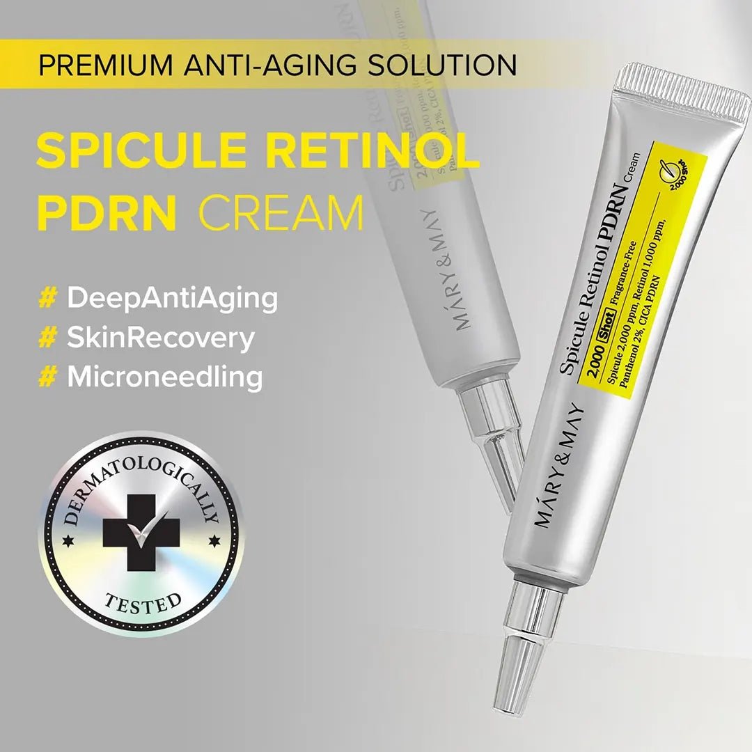 Mary & May Spicule Rtetinol PDRN Cream 2000 Shot Moisturizer - XOXO cosmetics