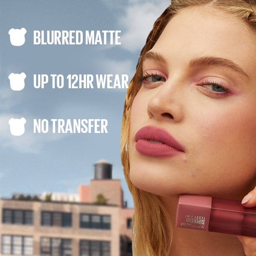 Maybelline Super Stay Teddy Tint™ Liquid Lip Tint Lip Tint - XOXO cosmetics