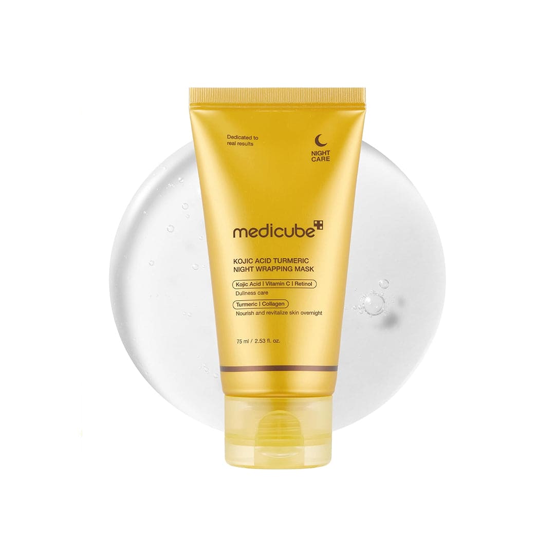Medicube Kojic Acid Turmeric Night Wrapping Mask - 75ml Skin Care Masks & Peels - XOXO cosmetics