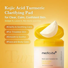 Medicube Kojic Acid Turmeric PAD - 160ml Face toner - XOXO cosmetics