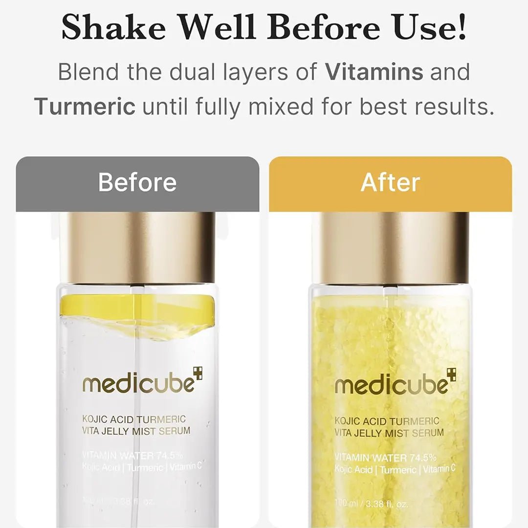 Medicube Kojic Acid Turmeric Vita Jelly Mist Serum - 100ml Face Serum - XOXO cosmetics