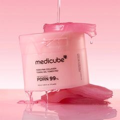 Medicube PDRN 99% Pink Collagen Toning Gel Toner PAD - 120ml Face Mask - XOXO cosmetics