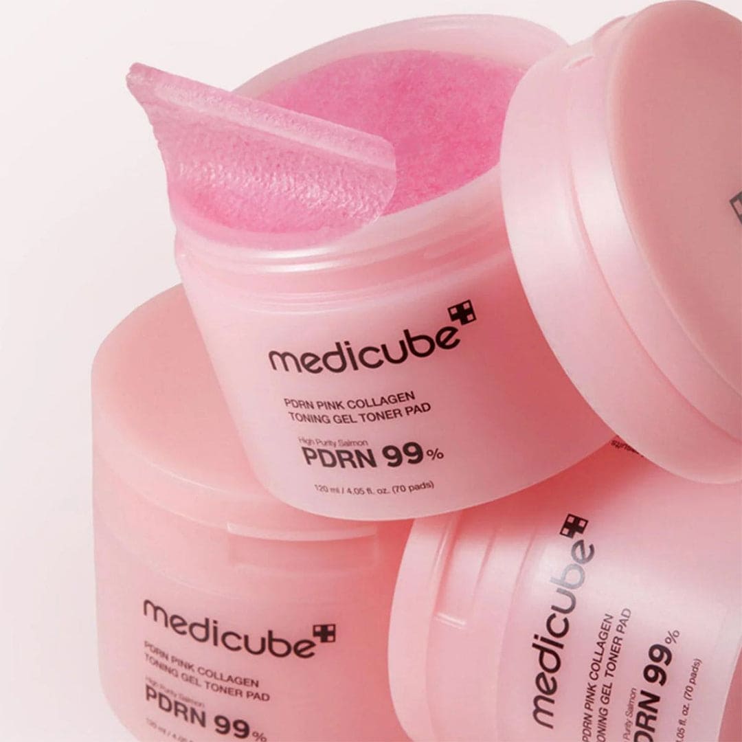 Medicube PDRN 99% Pink Collagen Toning Gel Toner PAD - 120ml Face Mask - XOXO cosmetics