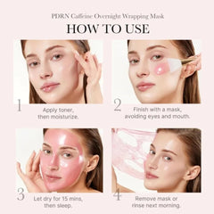 Medicube PDRN Pink Caffeine Night Wrapping Mask - 75ml Face Mask - XOXO cosmetics