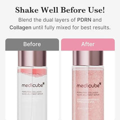 Medicube PDRN Pink Collagen Glow Jelly Mist Serum - 100ml Face Serum - XOXO cosmetics