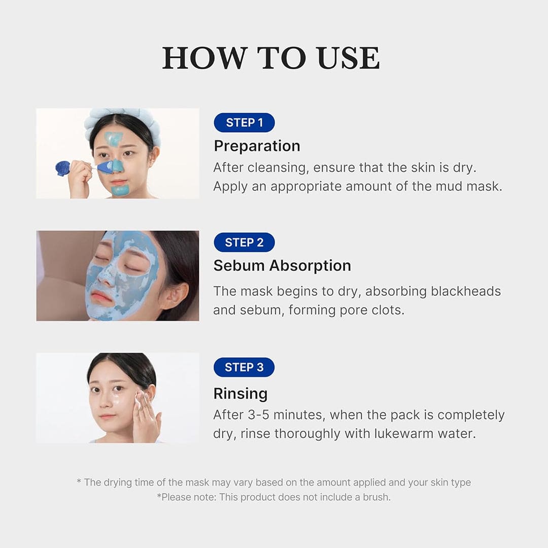 Medicube Zero Pore Blackhead MUD Mask - 100g Face Mask - XOXO cosmetics