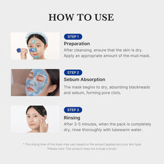 Medicube Zero Pore Blackhead MUD Mask - 100g Face Mask - XOXO cosmetics