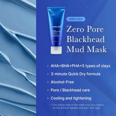 Medicube Zero Pore Blackhead MUD Mask - 100g Face Mask - XOXO cosmetics