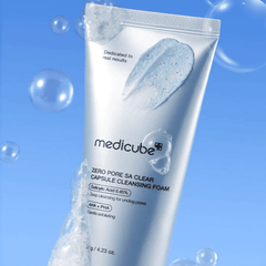Medicube Zero Pore Sa Clear Capsule Cleansing Foam - 120g Cleanser - XOXO cosmetics