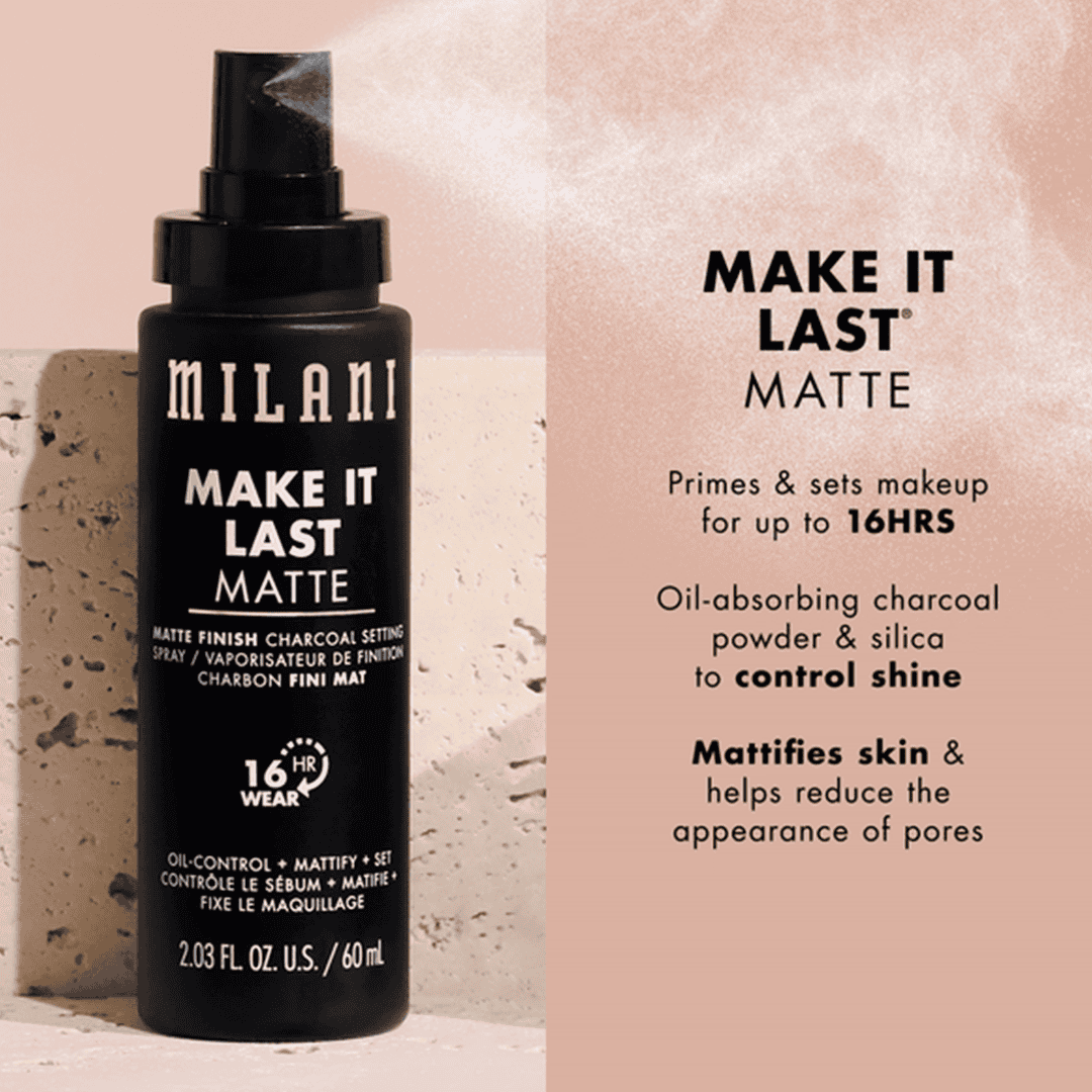 Milani Make It Last Matte Finish Setting Spray - 60ml Setting & Fixing Spray - XOXO cosmetics