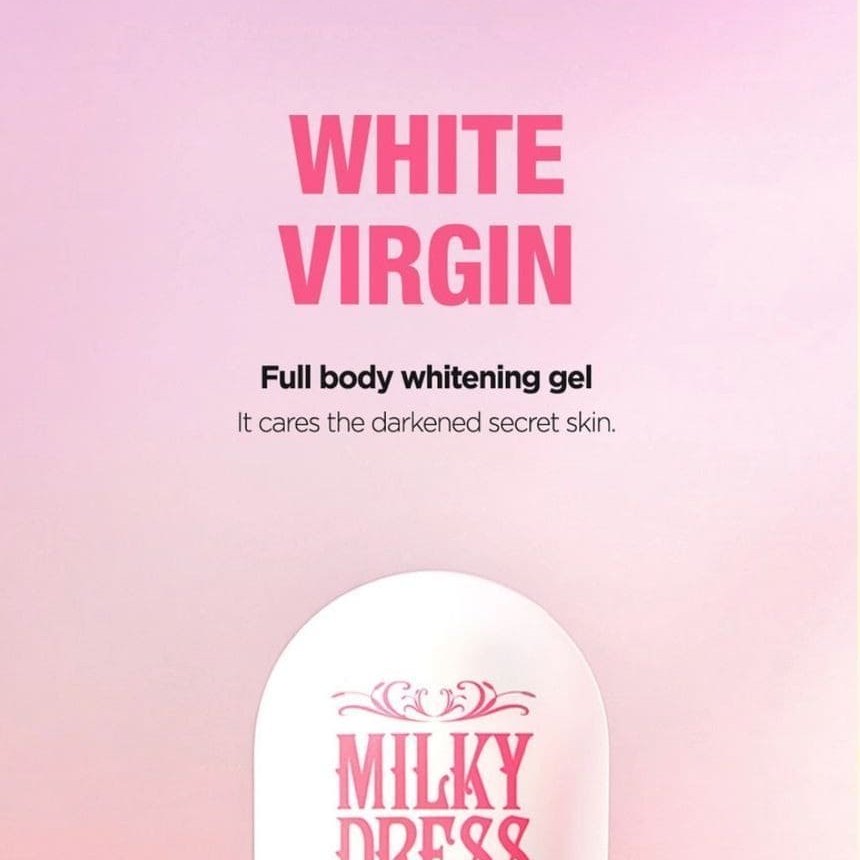 Milky Dress White Virgin - Wrinkle & Whitining Whitining Cream - XOXO cosmetics